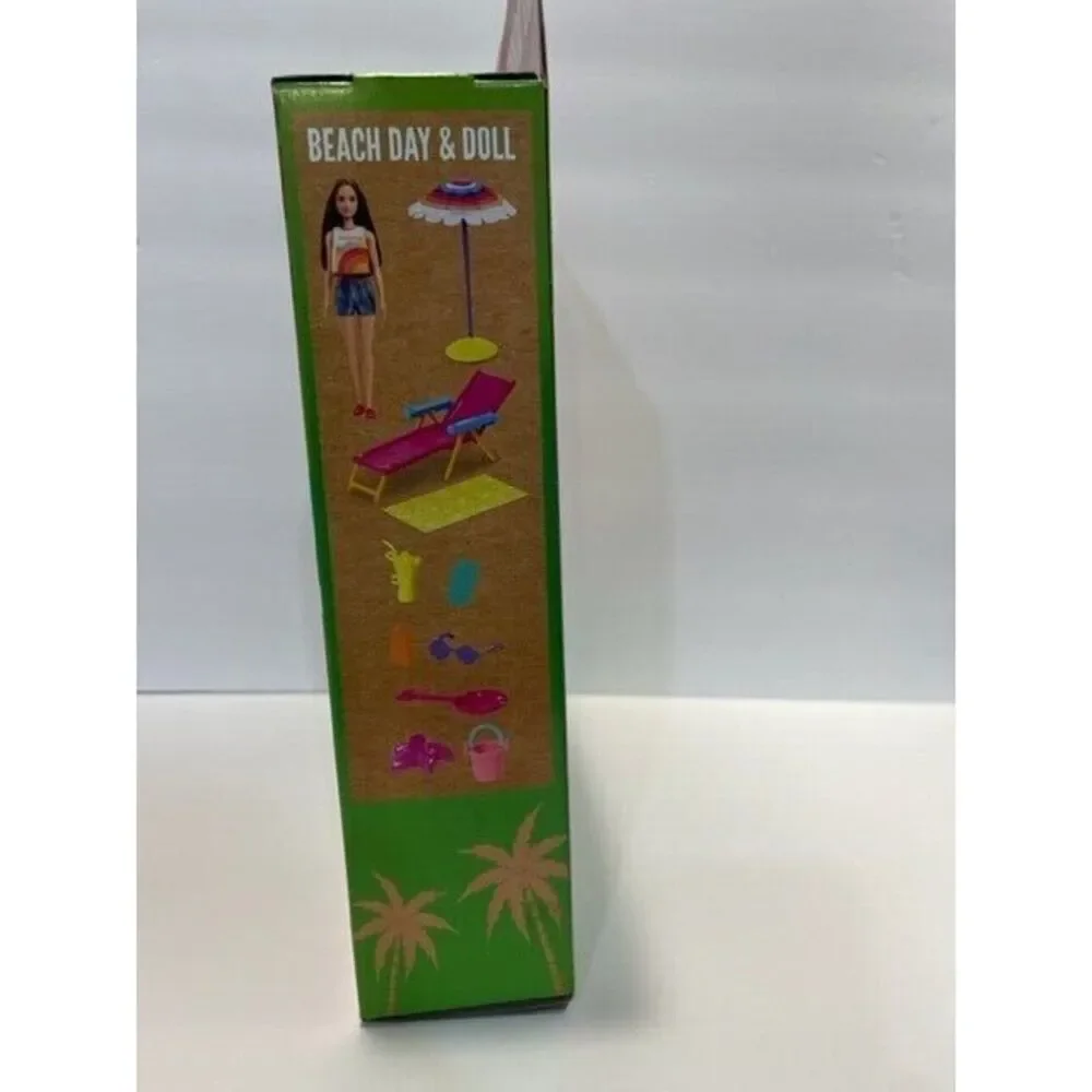 Barbie Loves The Ocean Beach Day and Doll Playset New‎